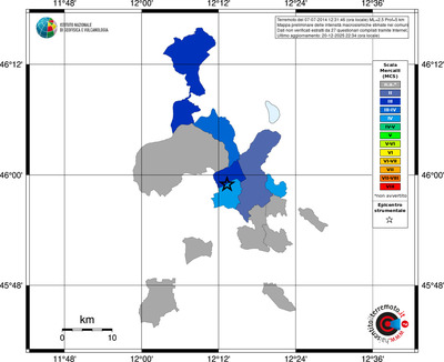 Mappa MCS - territori comuni