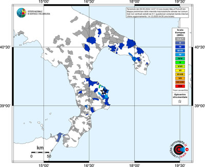 Mappa EMS - territori comuni