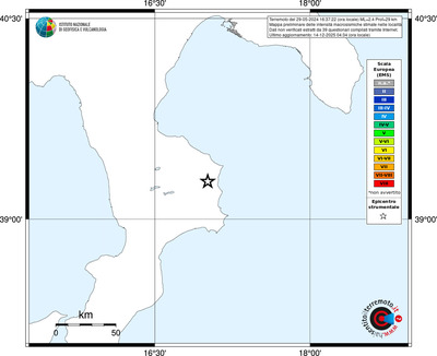 Mappa EMS - territori località