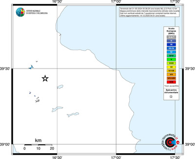 Mappa EMS - territori località
