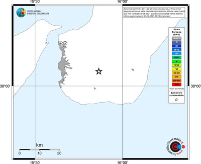 Mappa EMS - territori località