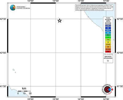 Mappa EMS - territori località