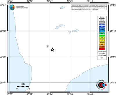 Mappa EMS - territori località