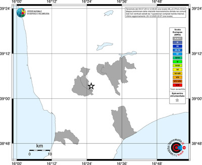 Mappa EMS - territori comuni
