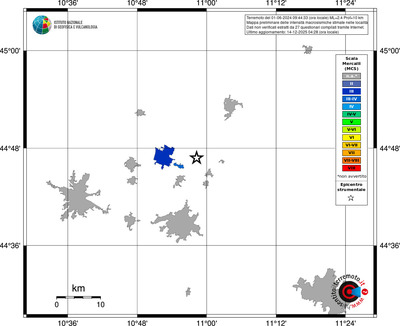 Mappa MCS - territori località