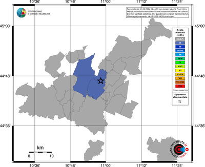 Mappa MCS - territori comuni