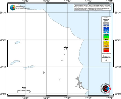 Mappa EMS - territori località