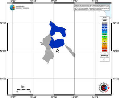 Mappa EMS - territori comuni