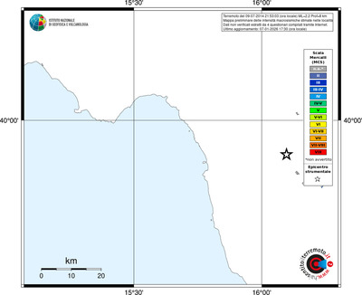 Mappa MCS - territori località