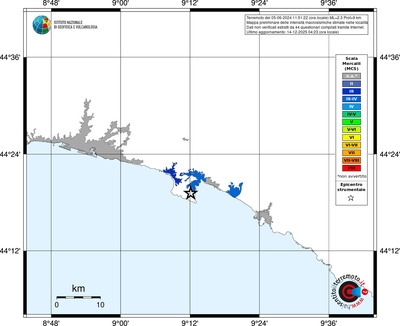 Mappa MCS - territori località