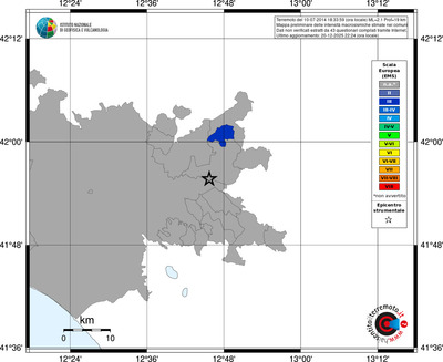 Mappa EMS - territori comuni