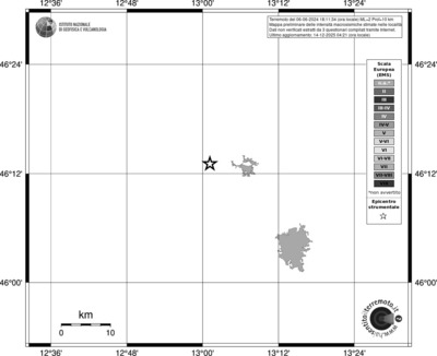 Mappa EMS - territori località