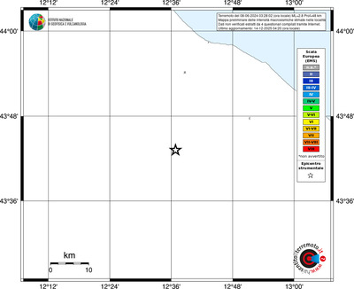 Mappa EMS - territori località