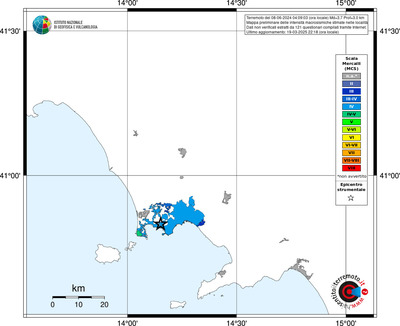 Mappa MCS - territori delle località