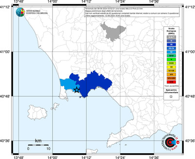 Mappa EMS riferita ai limiti comunali