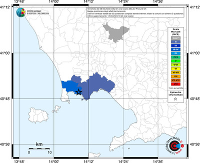 Mappa MCS riferita ai limiti comunali