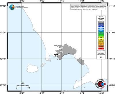 Mappa EMS - territori delle località