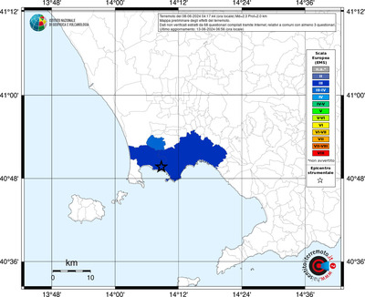 Mappa EMS riferita ai limiti comunali