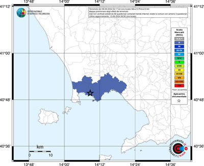 Mappa MCS riferita ai limiti comunali