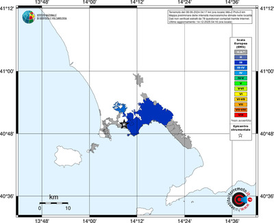 Mappa EMS - territori località