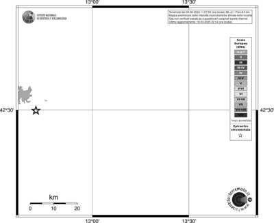 Mappa EMS - territori delle località