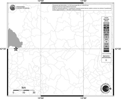 Mappa MCS riferita ai limiti comunali