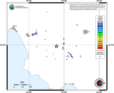 Mappa MCS - territori località