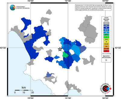 Mappa MCS - territori comuni