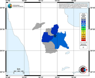 Mappa EMS - territori comuni