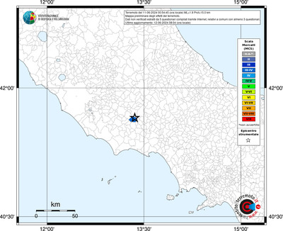 Mappa MCS riferita ai limiti comunali