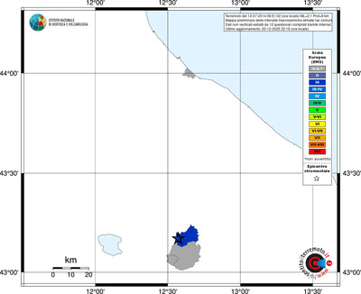 Mappa EMS - territori comuni