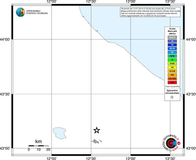 Mappa MCS - territori località