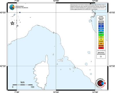 Mappa MCS - territori località