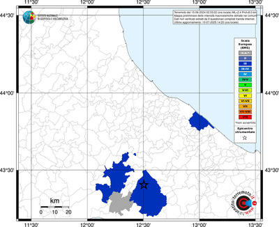 Mappa EMS - territori comunali