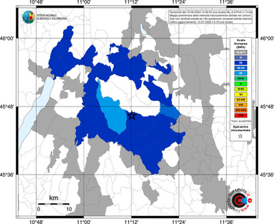Mappa EMS - territori comunali