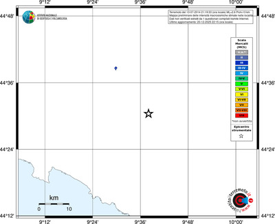 Mappa MCS - territori località