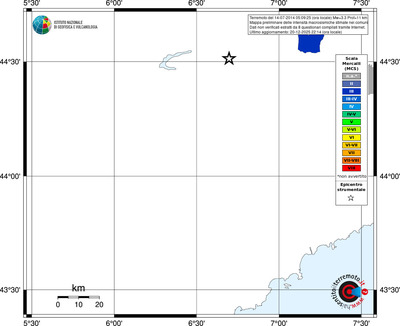 Mappa MCS - territori comuni