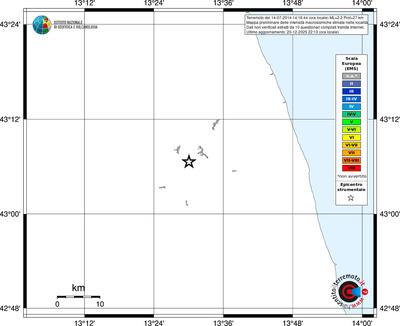 Mappa EMS - territori località