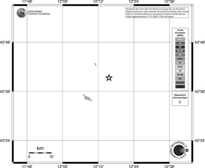 Mappa EMS - territori località