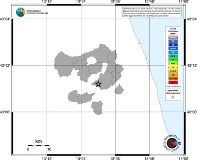 Mappa EMS - territori comuni