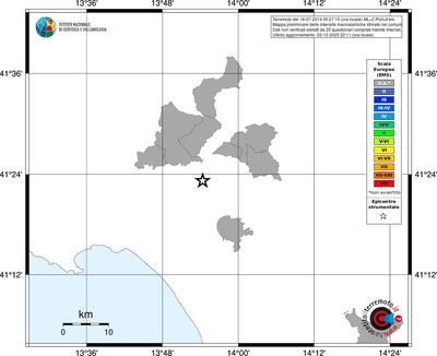Mappa EMS - territori comuni