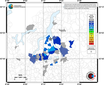 Mappa MCS - territori comunali