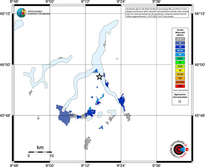 Mappa MCS - territori delle località