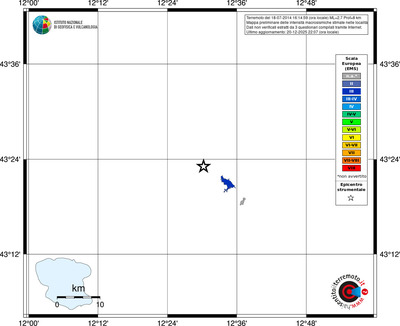 Mappa EMS - territori località
