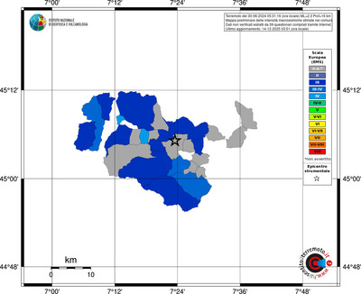 Mappa EMS - territori comuni