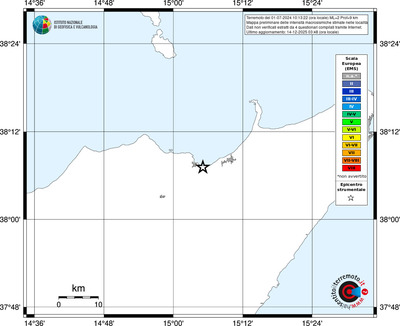 Mappa EMS - territori località