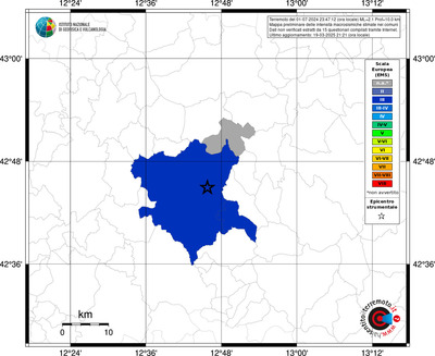 Mappa EMS - territori comunali