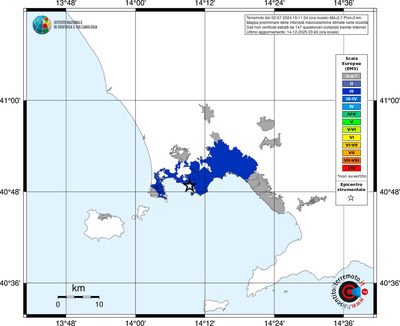 Mappa EMS - territori località