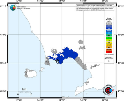 Mappa EMS - territori località