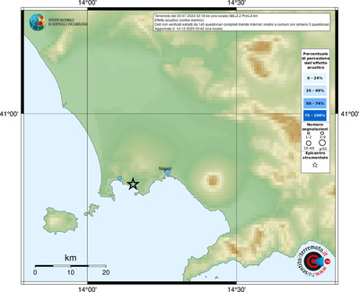 Mappa comuni con almeno 3 questionari